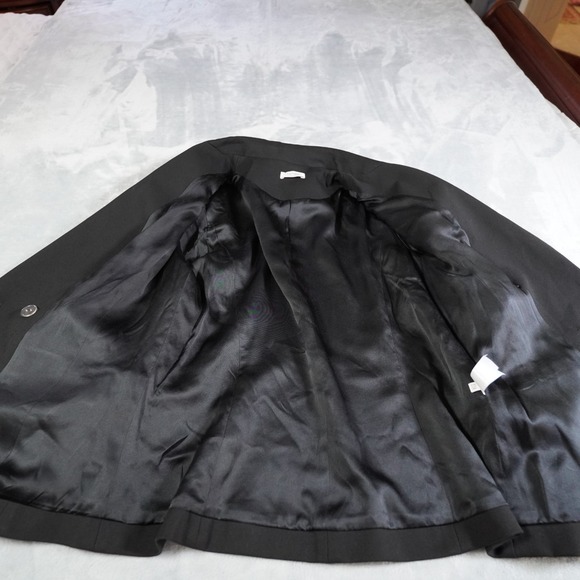 Lilysilk Double Breasted Blazer Womens L Black Jacket Classic Old Money Office - Picture 12 of 16